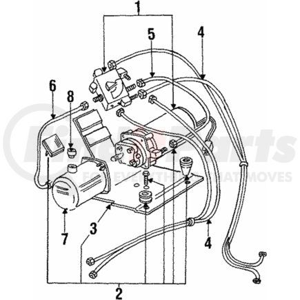 RE8231AXX by MITSUBISHI - Hose