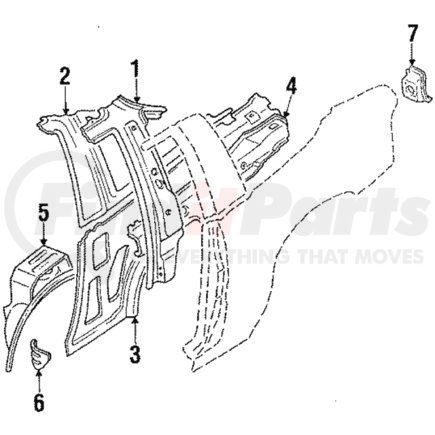 MB549792 by MITSUBISHI - Inner Panel