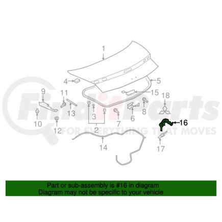 6370A560 by MITSUBISHI - Lock Cylinder