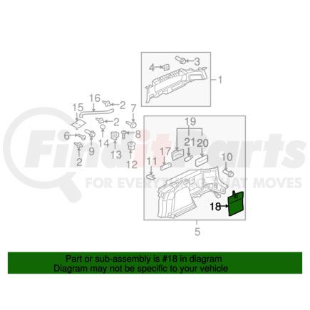 MR632680 by MITSUBISHI - Lid