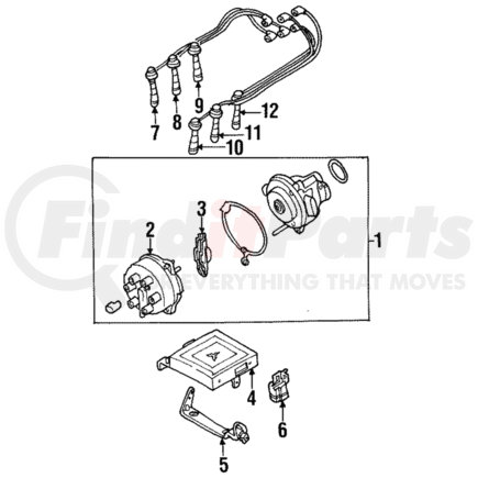 MD322764 by MITSUBISHI - Plug Wire