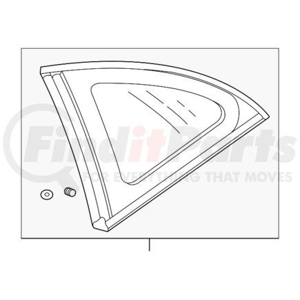 MR271748 by MITSUBISHI - Quarter Glass