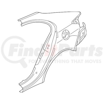 5301F070 by MITSUBISHI - Quarter Panel