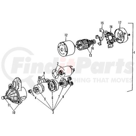 MD611207 by MITSUBISHI - Reduction Gear