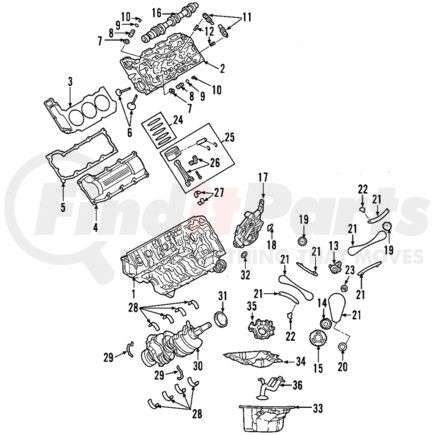 05066736AB by MITSUBISHI - Bearings