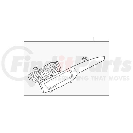 8030A057YA by MITSUBISHI - Center Duct