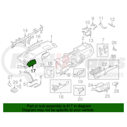 MN185085 by MITSUBISHI - Cluster Bezel