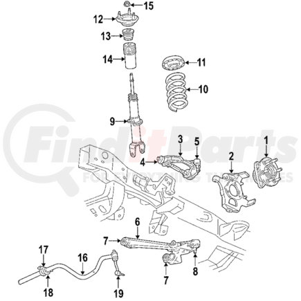 52855675AB by MITSUBISHI - Coil Spring