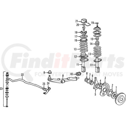 MB518543 by MITSUBISHI - Coil Spring