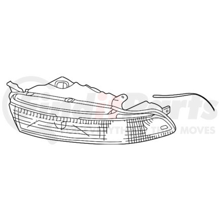 MR957451 by MITSUBISHI - Composite Headlamp