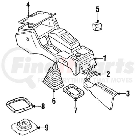 MR714193 by MITSUBISHI - Console Body