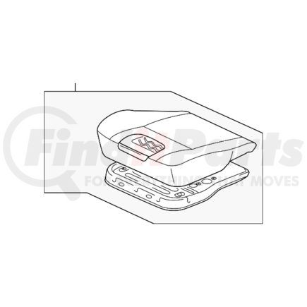 MR986213XB by MITSUBISHI - Cushion Assembly