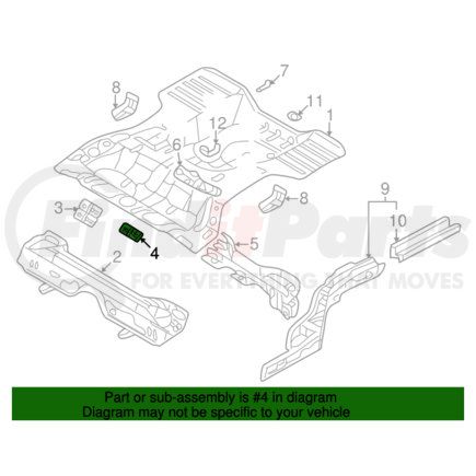 MN133706 by MITSUBISHI - Seat Reinforced