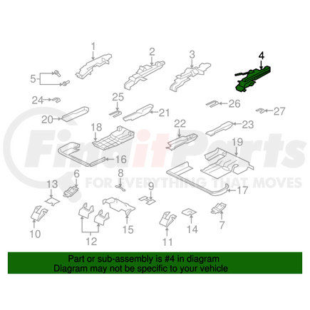 6924A295 by MITSUBISHI - Seat Track