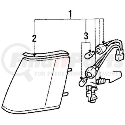 MB571363 by MITSUBISHI - Side Marker Lamp