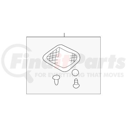 MR647365 by MITSUBISHI - Speaker Grille