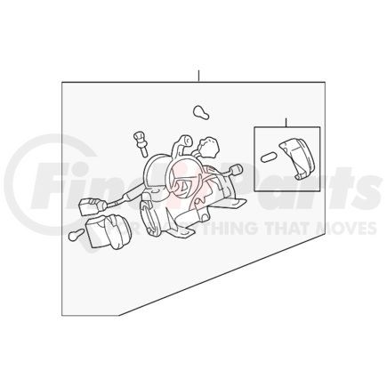 MR289842 by MITSUBISHI - Steering Lock