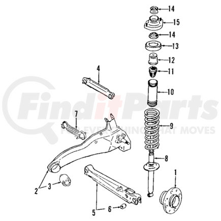 MB809270 by MITSUBISHI - Strut