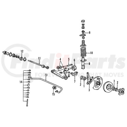 MB430921 by MITSUBISHI - Strut Assembly