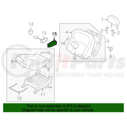 6977A418YA by MITSUBISHI - Switch Bezel