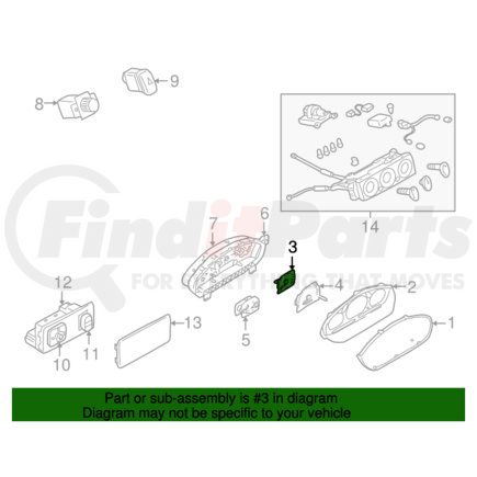 MR444420 by MITSUBISHI - Tachometer