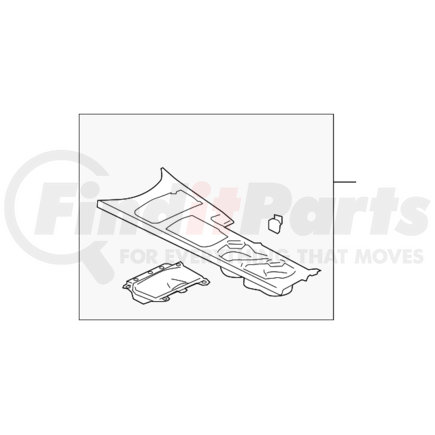 8011A024HA by MITSUBISHI - Trim Bezel