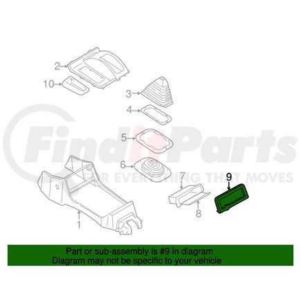 MR190969 by MITSUBISHI - Trim Panel