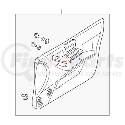 MR532234 by MITSUBISHI - Trim Panel Assembly