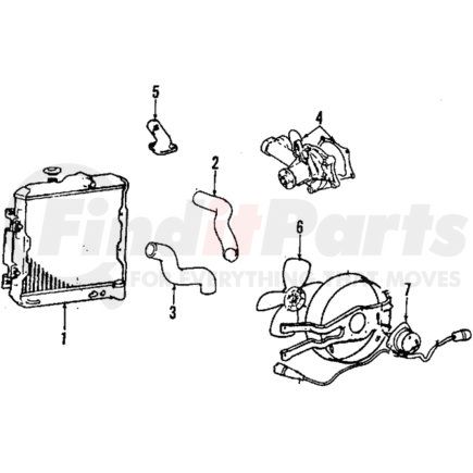 MB538610 by MITSUBISHI - Upper Hose