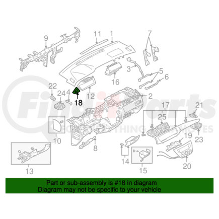 MR647646 by MITSUBISHI - Upper Trim