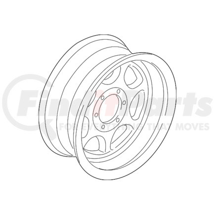 MR112815 by MITSUBISHI - Wheel, Steel