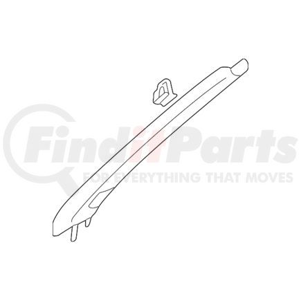 MR619793 by MITSUBISHI - Windshield Pillar Trim