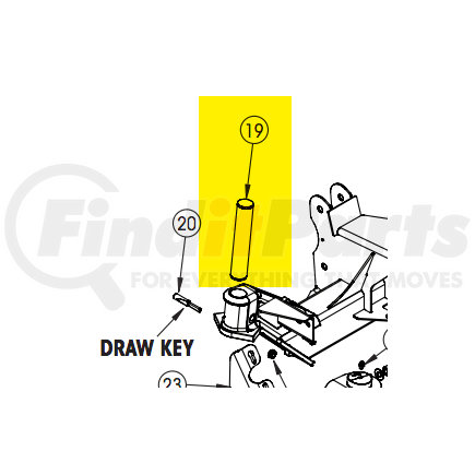 R-002916 by HENDRICKSON - Steering King Pin Repair Kit