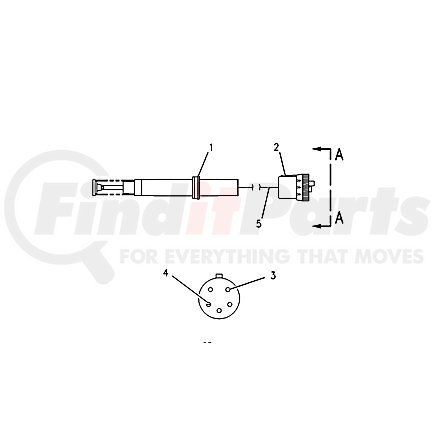 Caterpillar 1294501 SENSOR ASSEMBLY-POSITION