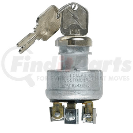 31-302P by POLLAK - Pollak, Ignition Switch, 12V, 3 Positions