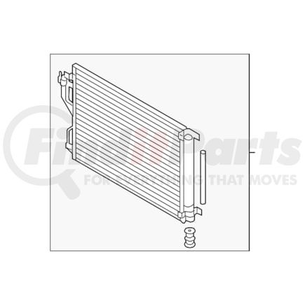 97606 2S500 by KIA - A/C Condenser For Kia