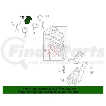 28138-4D200 by KIA - XXX HOSE AIR INTAKE