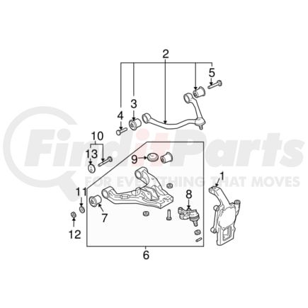 54520 3E003 by KIA - Suspension Control Arm and Ball Joint Assembly For Kia