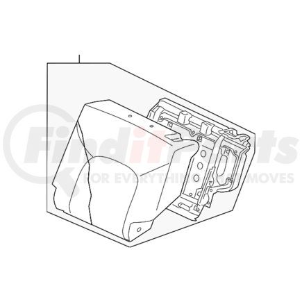 6902A311YA by MITSUBISHI - Seat Back Assembly