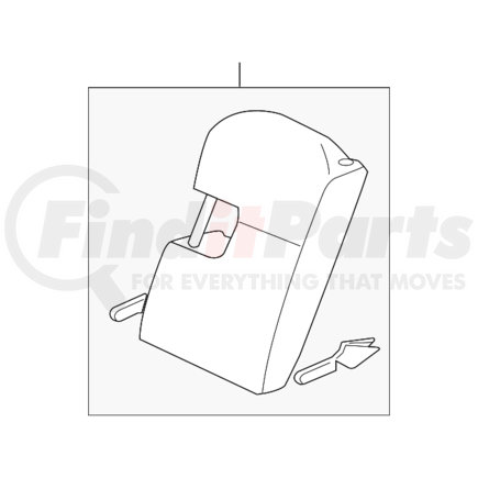 MR637427 by MITSUBISHI - Seat Back Assembly