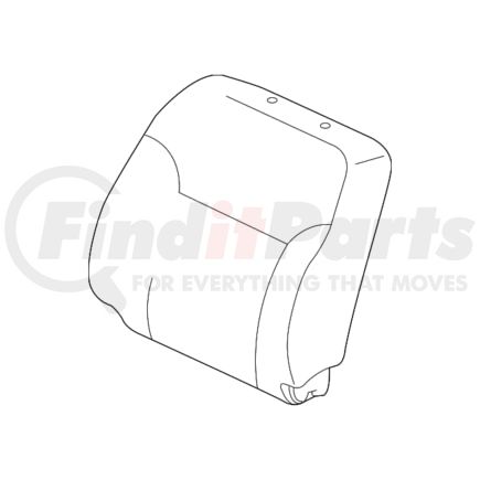 6901A384HA by MITSUBISHI - Seat Back Cover