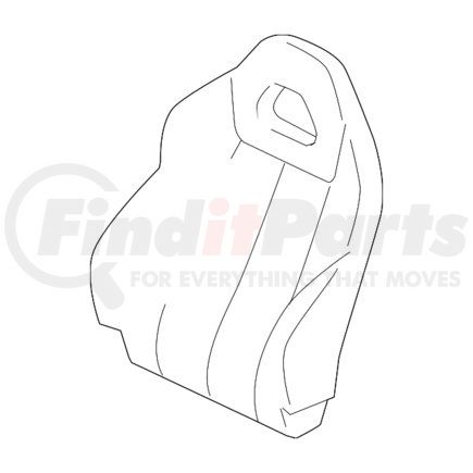6901A033HC by MITSUBISHI - Seat Back Cover