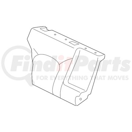 MR966368YA by MITSUBISHI - Seat Back Cover