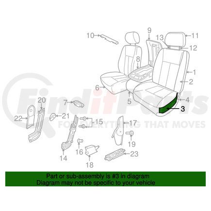 1CN061J3AA by MITSUBISHI - Seat Cover