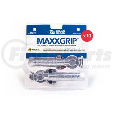 441228-10 by TRAMEC SLOAN - MAXXGrip Gladhand, 10 Anodized Combo Packs