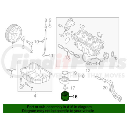 26300-3E010 by KIA - XXX OIL FILTER