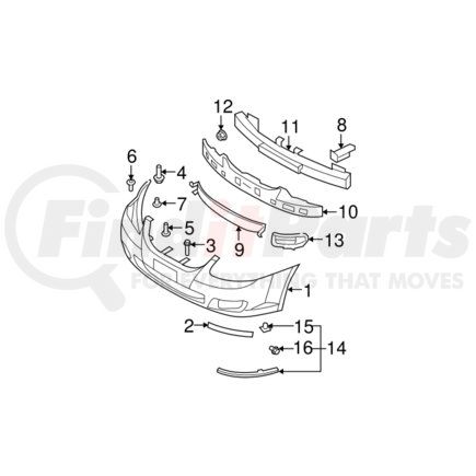 86530-2F500 by KIA - XXX RAIL ASSY