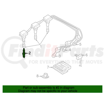 18817-11051 by KIA - XXX SPARK PLUG