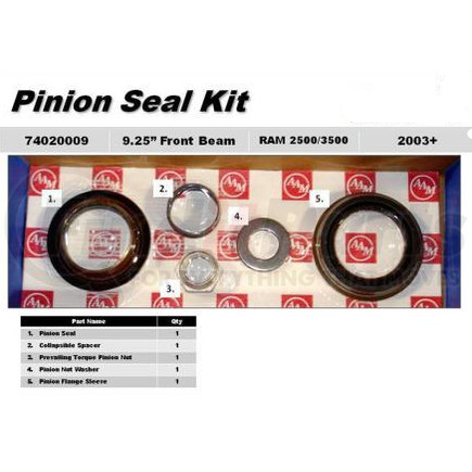 74020009 by AMERICAN AXLE - Differential Pinion Seal Kit