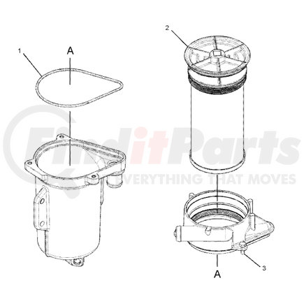 2968325 by CATERPILLAR - ELEM ASSY - OEM Original Caterpillar part